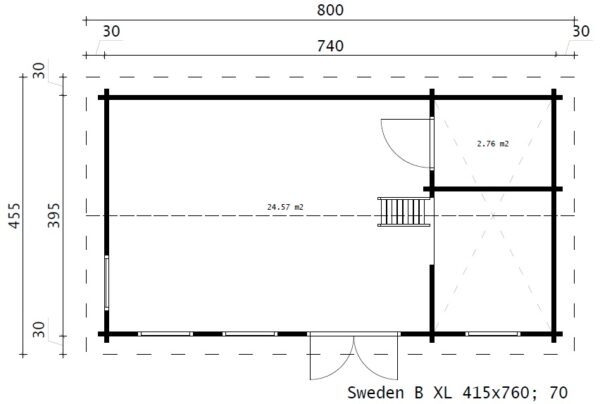 Sweden B XL ground plan